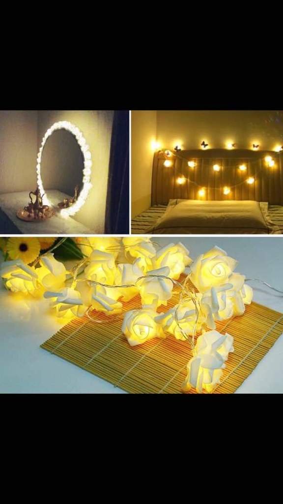 20 Rose White Fairy Decorative Lights