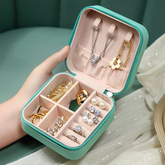 Jewellery Box Organizer Box for Travelling Leather Box Hair Accessories