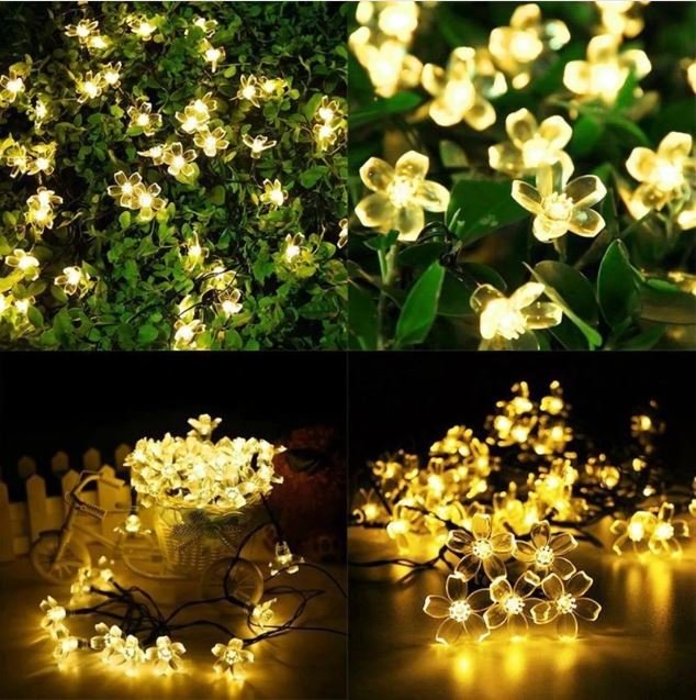 20 Cherry Sakura Blossom Flower String Lights