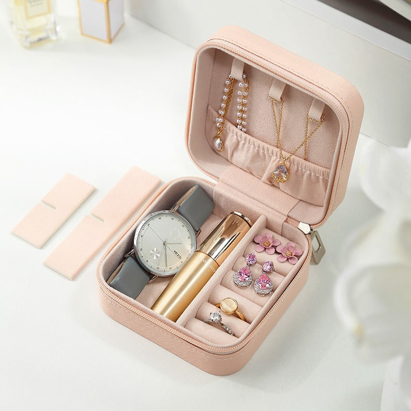 Jewellery Box Organizer Box for Travelling Leather Box Hair Accessories