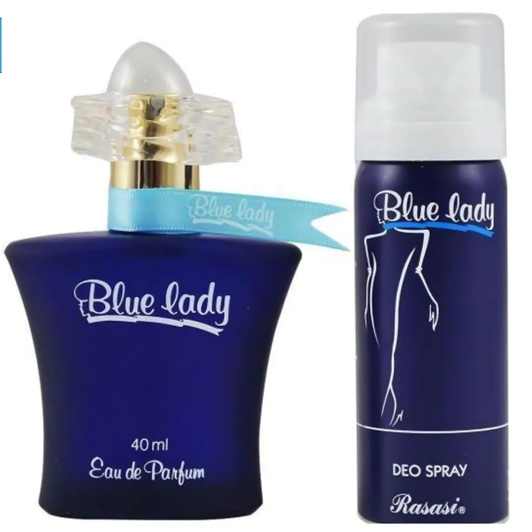 Combo Pack Blue Lady Sellon Perfume & Deo Spray 40ml Perfume Body Spray 50 Ml)