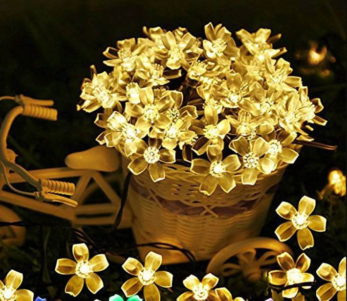 20 Cherry Sakura Blossom Flower String Lights