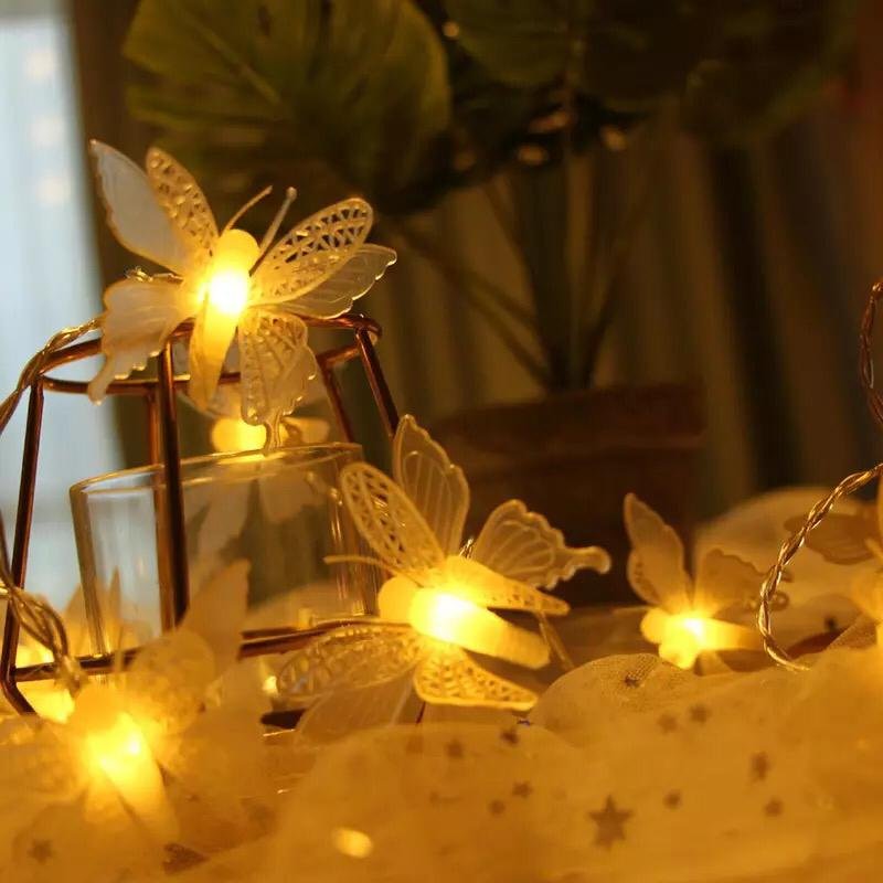 Plastic Butterfly Fairy Lights