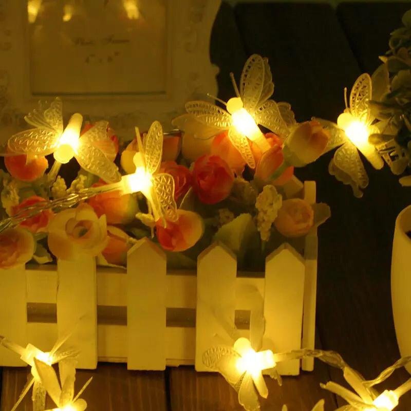 Plastic Butterfly Fairy Lights