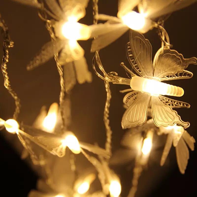 Plastic Butterfly Fairy Lights