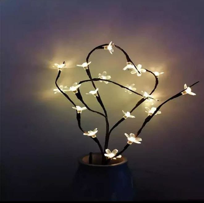 20 LED Battery Power Simulation Orchid Branch Light Home Decoration