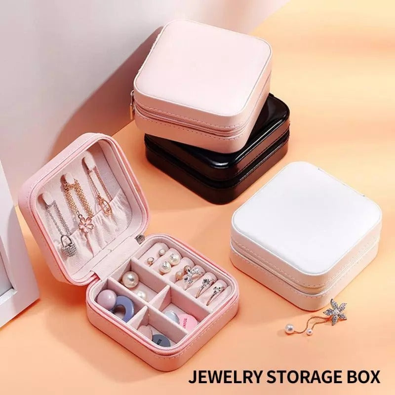 Jewellery Box Organizer Box for Travelling Leather Box Hair Accessories