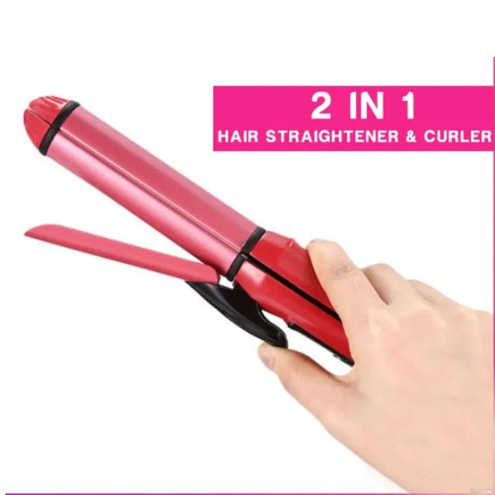 Combo Of Hair Dryer Plus 2 In 1 Hair Straightener & Curler