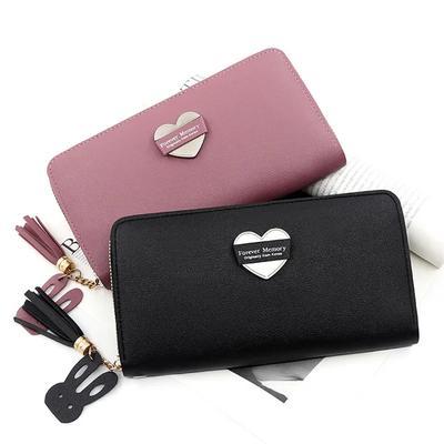 Girl's PU Leather Plain Clutch