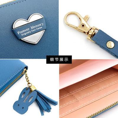 Girl's PU Leather Plain Clutch