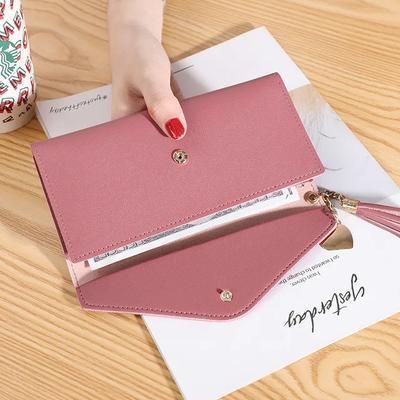 Girl's PU Leather Plain Clutch