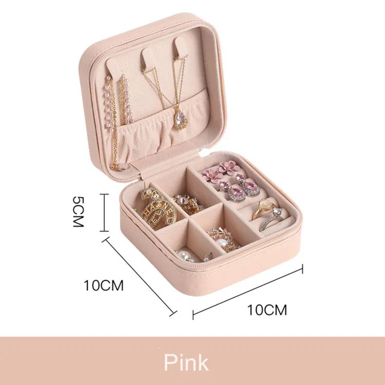 Jewellery Box Organizer Box for Travelling Leather Box Hair Accessories